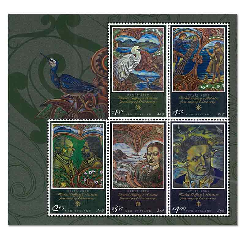 New Zealand Stamp, 2019 Tuia 250 - Michel Tuffery's Artistic Journey of Discovery S/S