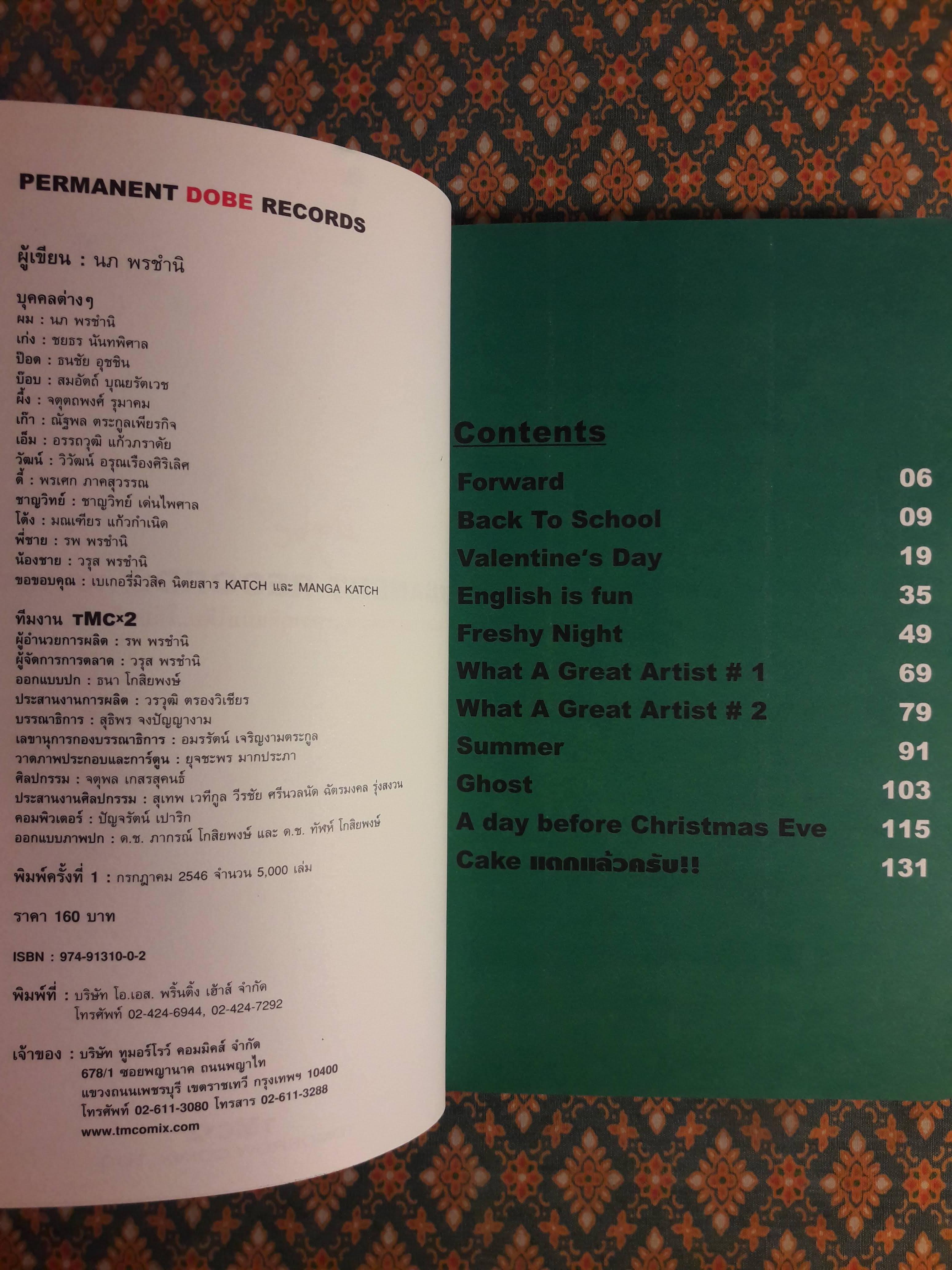 PERMANENT DOBE RECORDS
