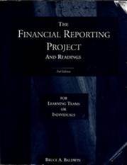 The Financial Reporting Project ISBN 9780538879408