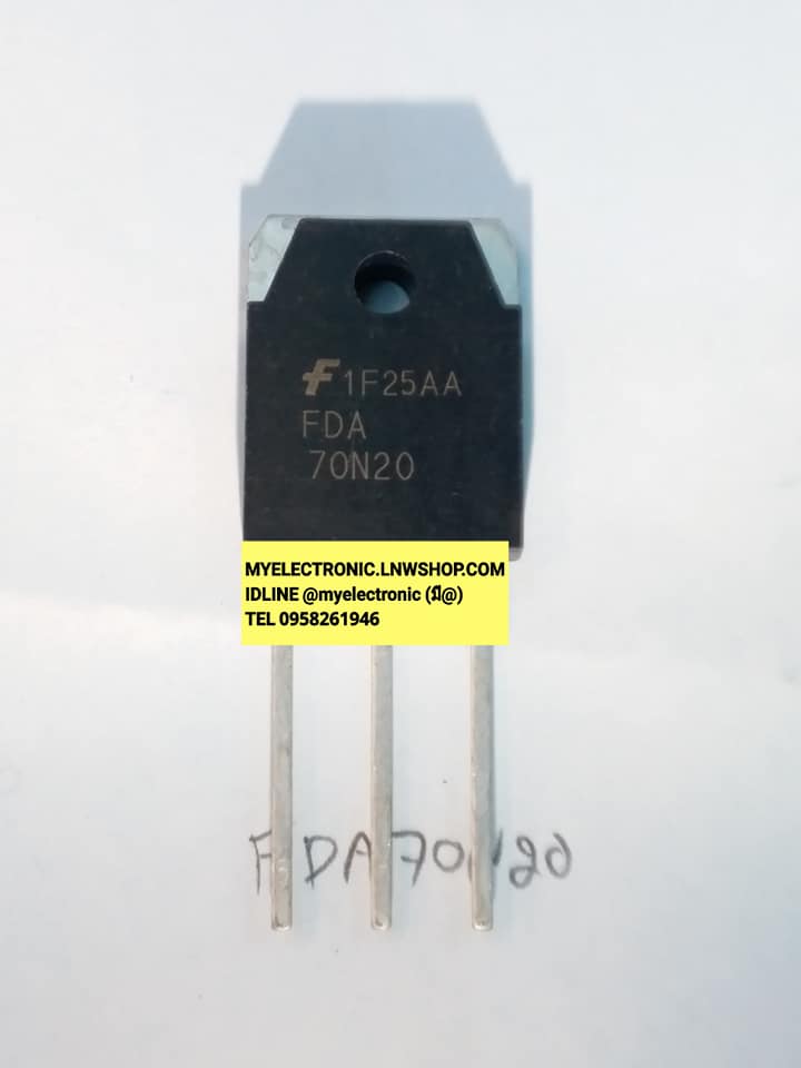 FDA70N20ตัวถังTO-247ยี่ห้อแฟรนไชน์ราคาตัวละ สนใจสินค้ารายการนี้ติดต่อIDLINE @myelectronic (มี@ด้วยนะ)