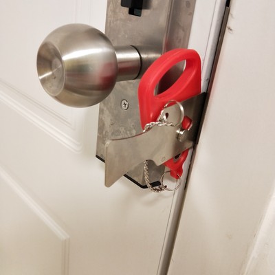 MUISUNGSHOP PORTALBLE Door Lock ที่ล๊อกประตูแบบพกพา ถูกที่สุด ส่งไทย