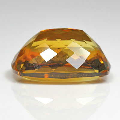 **ขายแล้ว**ซิทริน (Citrine) 12.59 กะรัต สีสวย รูปร่างดี ไฟดี เม็ดโต