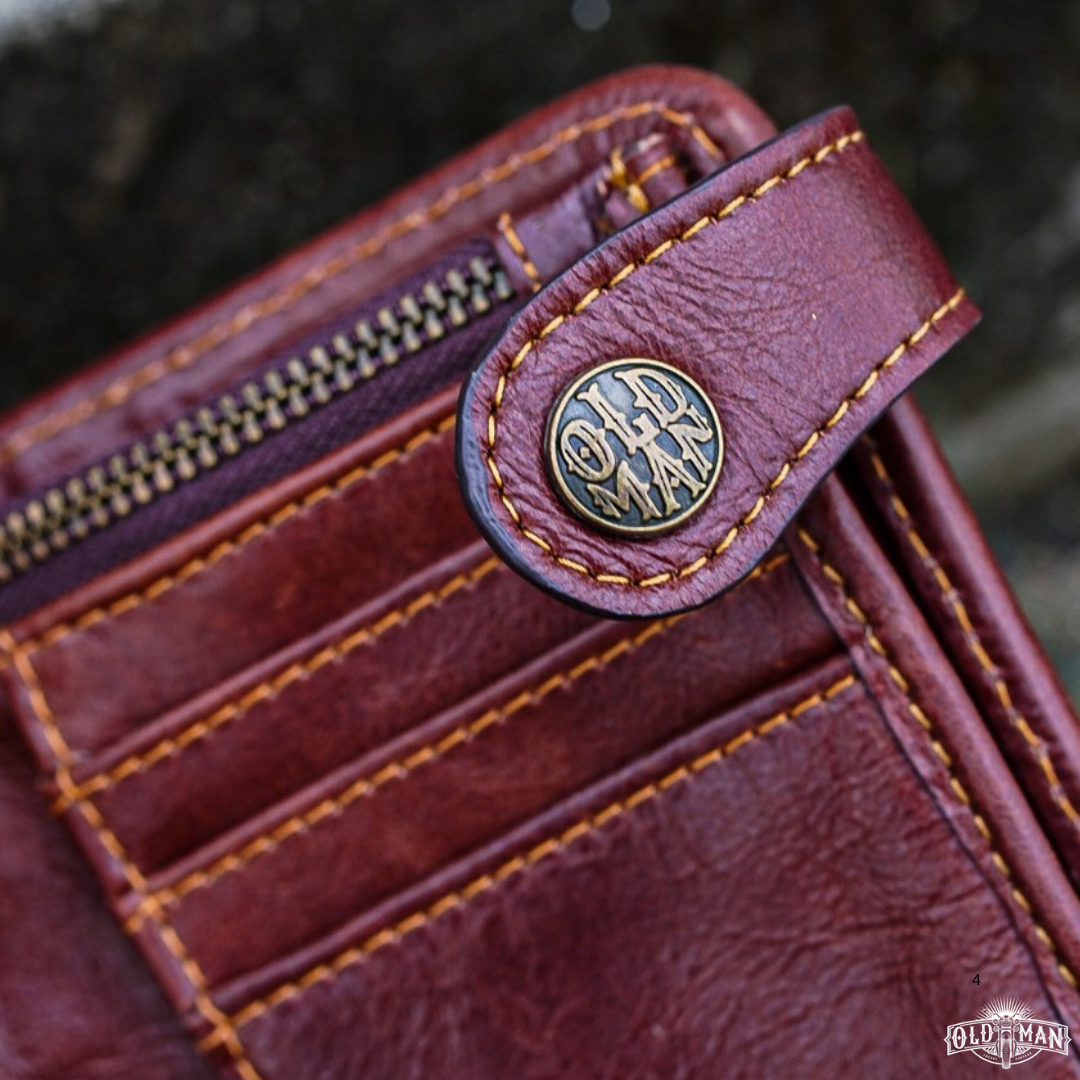 Ledger wallet หนังวัว+หนังแกะ