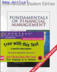 Fundamentals Of Financial Management ,10ED