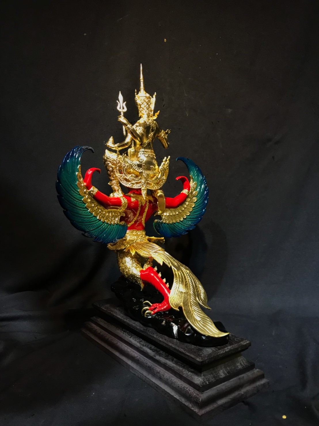 เทวรูป พระนารายณ์ทรงครุฑ หน้าตัก 9 นิ้ว