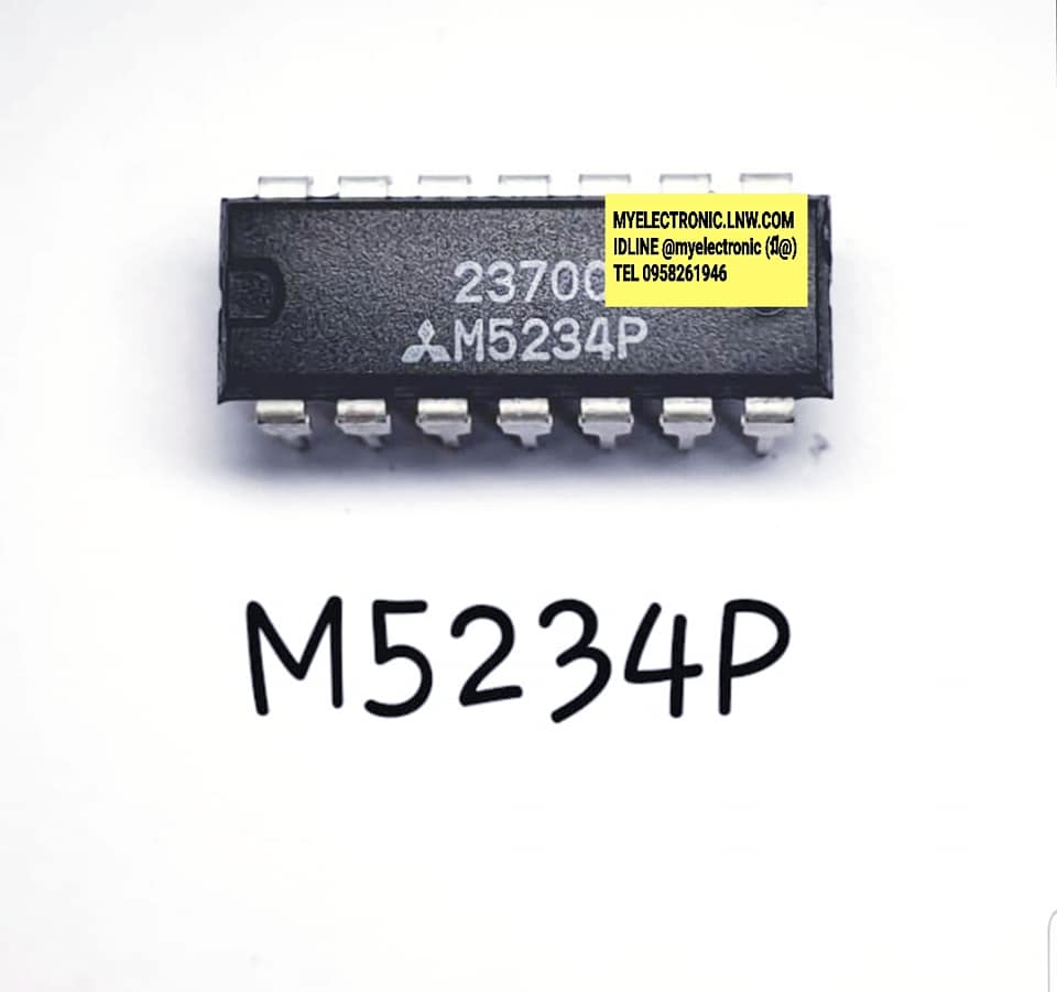 ICM5234Pยี่ห้อMITSUBISHIตัวถังDIP14ขาราคาตัวละ