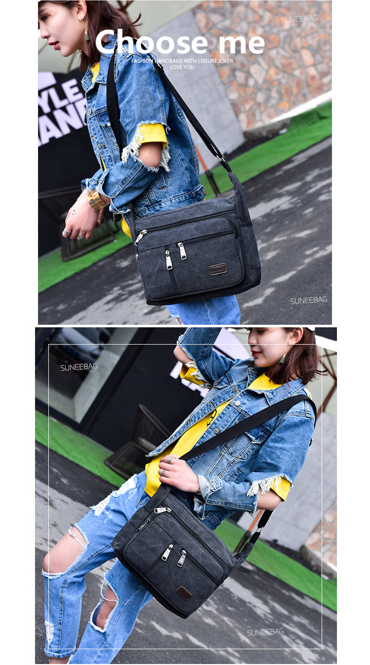 กระเป๋าสะพายข้าง พกพาสะดวก ใส่สมุด A4 ใส่ iPad และของใช้ส่วนตัวได้ รหัส A030