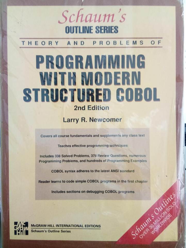 Programming with Modern Structure Cobol ISBN 9780071135337
