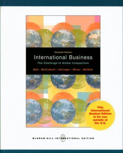 International Business : The Challenge of Global Competition ISBN 9780071286671