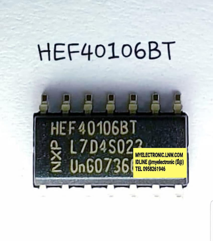 ICHEF40106BTยี่ห้อNXPตัวถังSMD14ขาราคาตัวละ