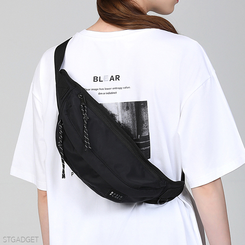 กระเป๋าคาดอกผู้ชาย ผ้าแคนวาส ใส่ของได้เยอะ กันน้ำ ทนทาน ใช้งานได้ยาวนาน** รหัส B055