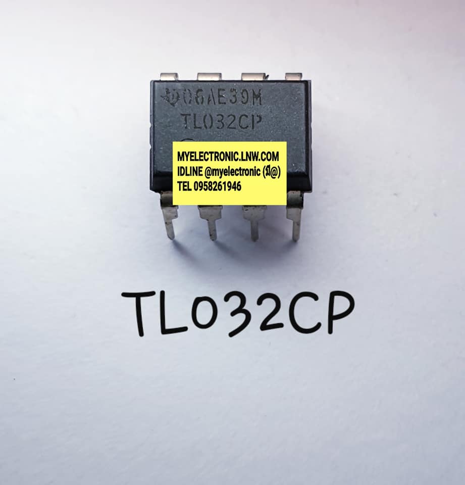 TL032CPยี่ห้อTEXASตัวถังDIP8ขาราคาตัวละบาท