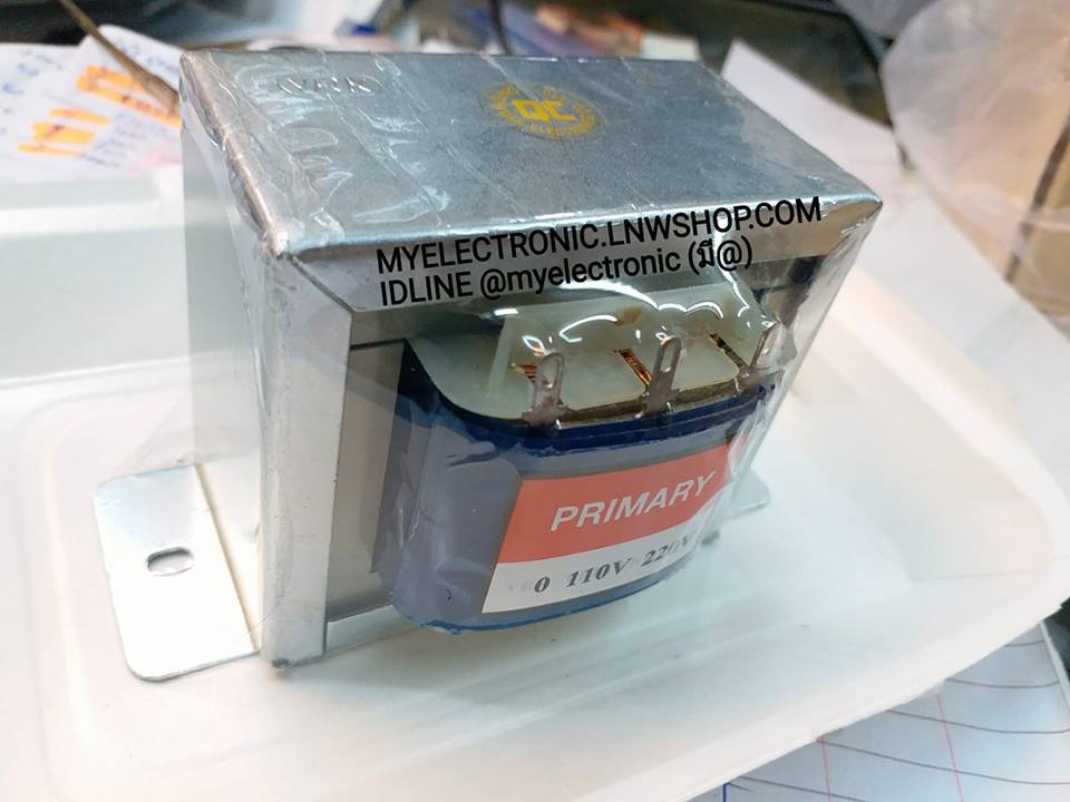 หม้อแปลง110VAC40W0.37Aขนาดหม้อแปลง3Aมาตราฐานหม้อแปลงไฟเข้า0-220VACไฟออก0-110VACราคาตัวล่ะยี่ห้อVRKขนาดกว้าง78CMสูง68CMหนา54CM