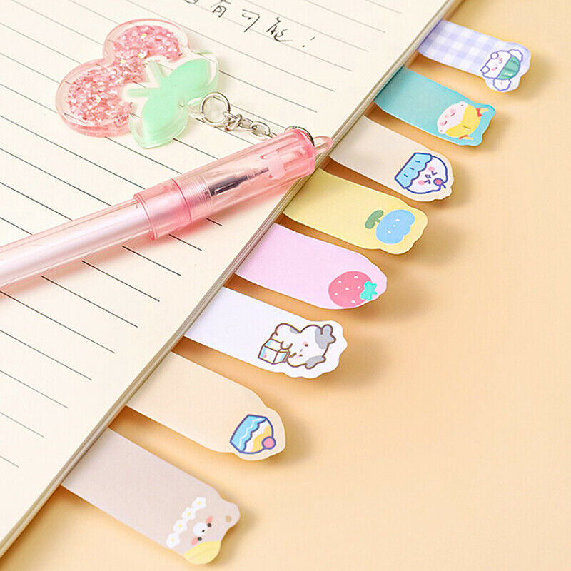 MUISUNGSHOP สติ๊กเกอร์ กระดาษโน๊ต index ลายการ์ตูน Sticky Notes สําหรับติดตกแต่ง เครื่องเขียน กระดาษโน้ตแบบมีกาว