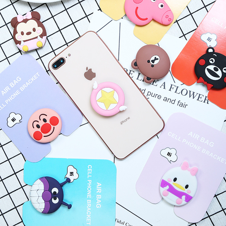 MUISUNGSHOP การ์ตูนติดหลังมือถือ ที่ติดโทรศัพท์ popsocket / popup /griptok ที่ติดหลังมือถือ ตัวติดหลังมือถือ