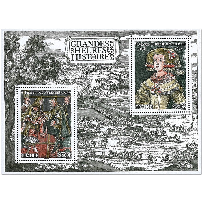 France Stamp, 2018 Grandes Heures Histoire S/S