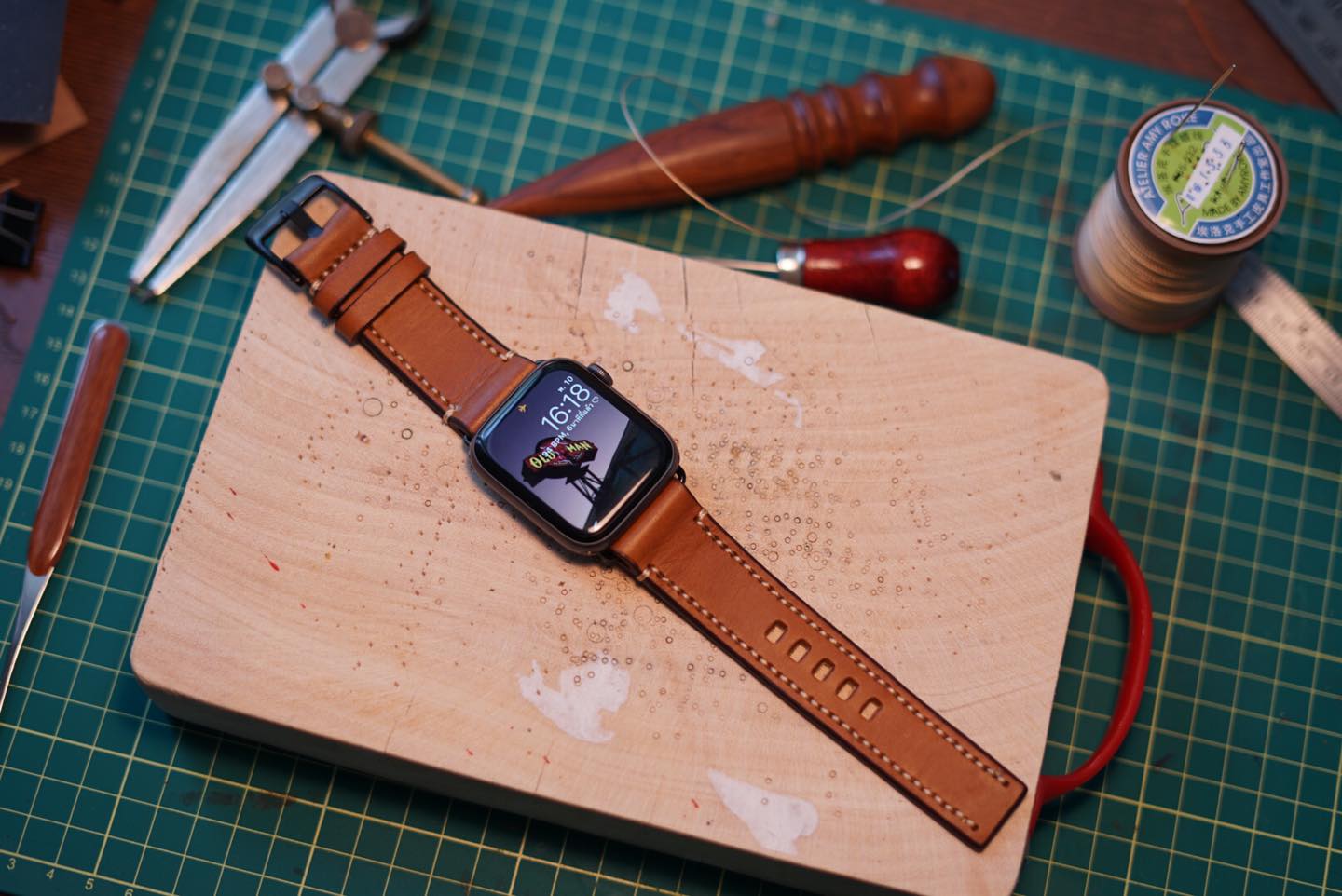  สายนาฬิกา apple watch by Oldman Handcraft⌚️ 