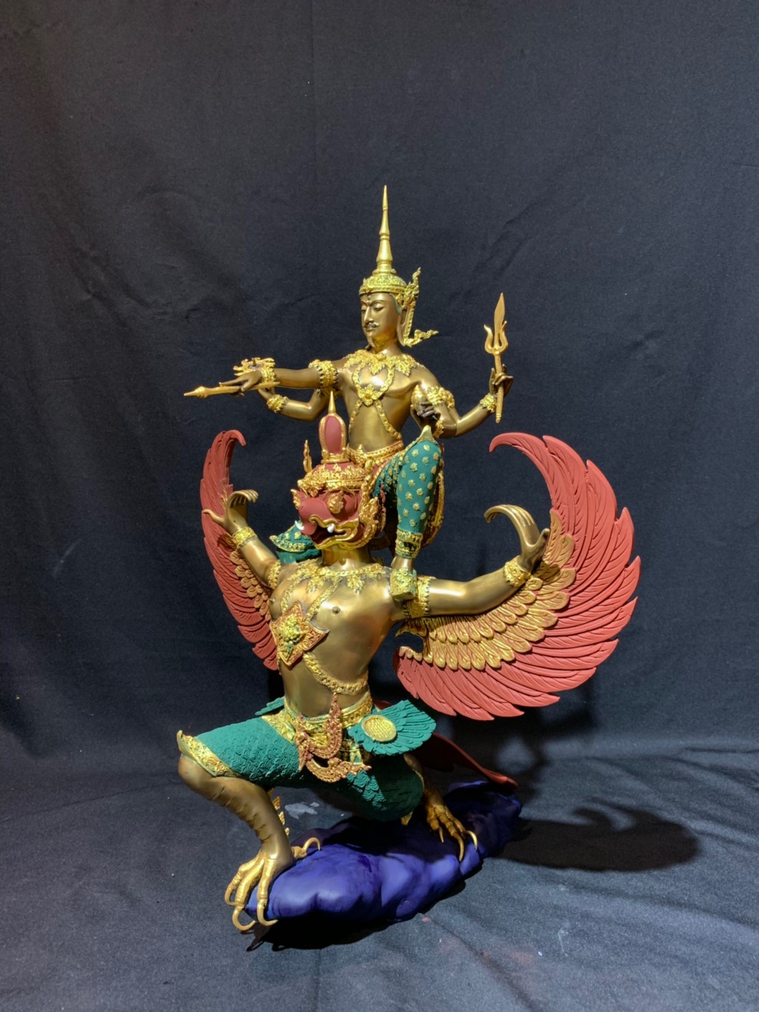 พระนารายณ์ทรงครุฑ หน้าตัก 9 นิ้ว