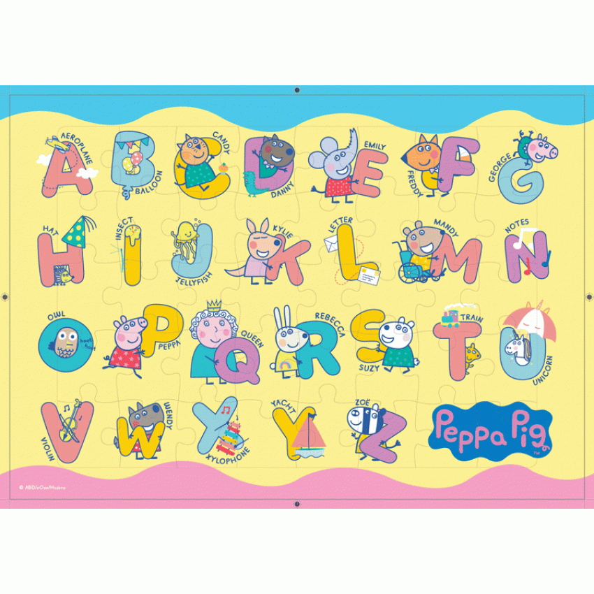 จิ๊กซอว์ Peppa Pig 40 ชิ้น ลาย A-Z