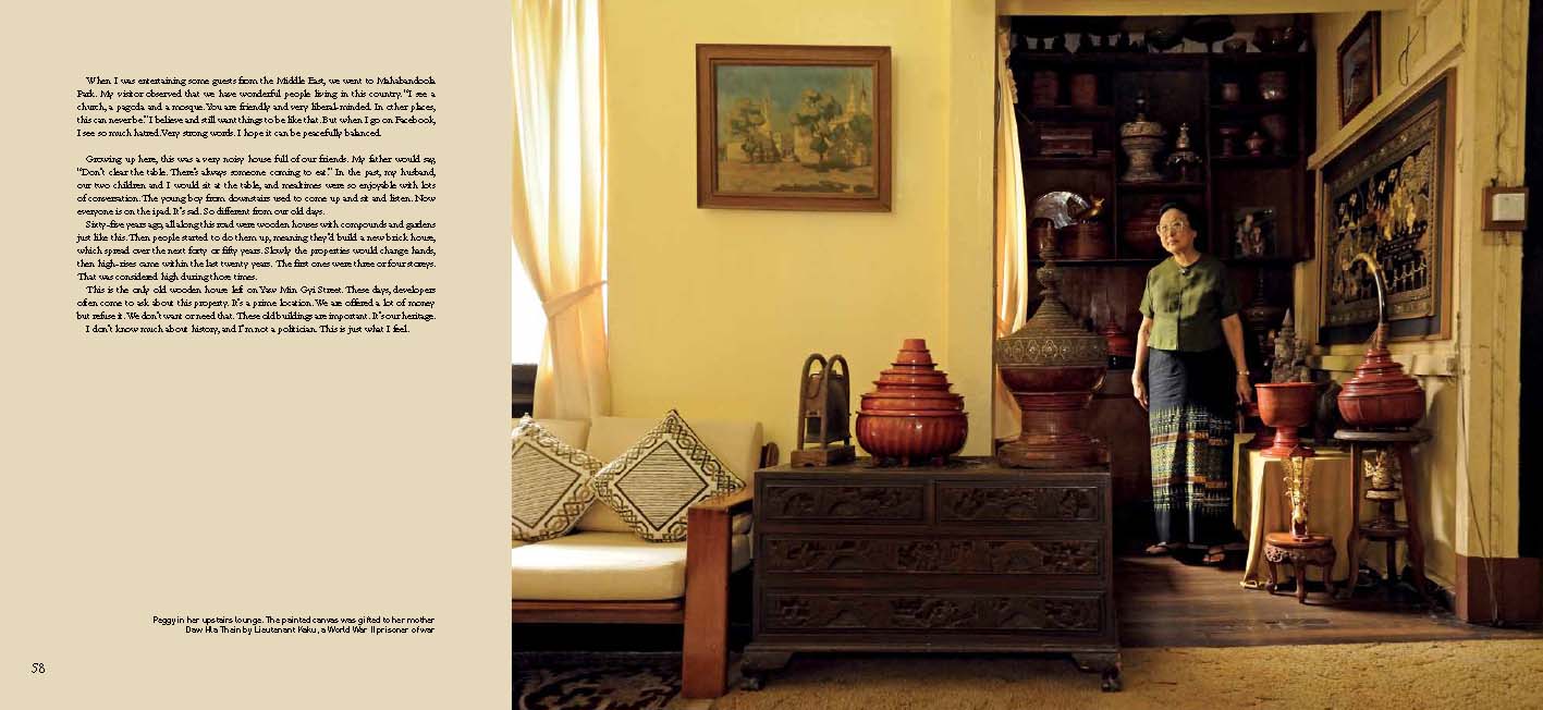 Riverbooks หนังสือประวัติศาสตร์ : Yangon Echoes Inside heritage homes