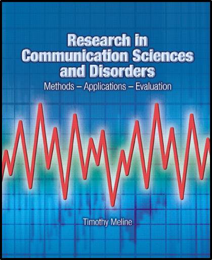 Research in Communication Sciences and Disorders ISBN 9780131837744