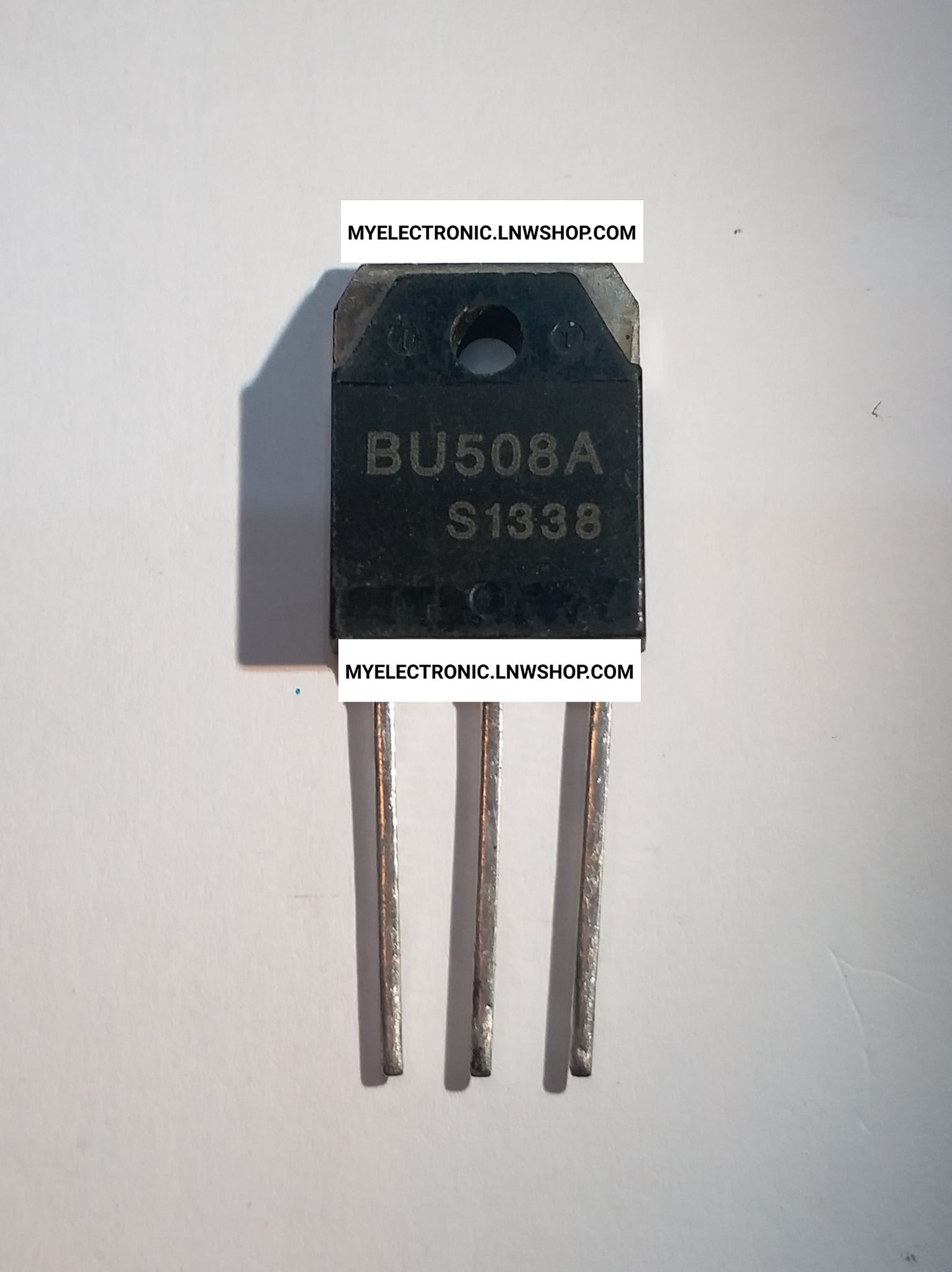 ขาย BU508A ตัวถัง TO-3P ยี่ห้อ SANYO TRANSISTOR ทรานซิสเตอร์ BU508 A ราคา ตัวละ . . . . หน่วย บาท