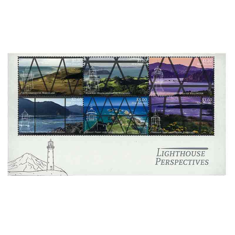 New Zealand Stamp, 2019 Lighthouse Perspectives S/S
