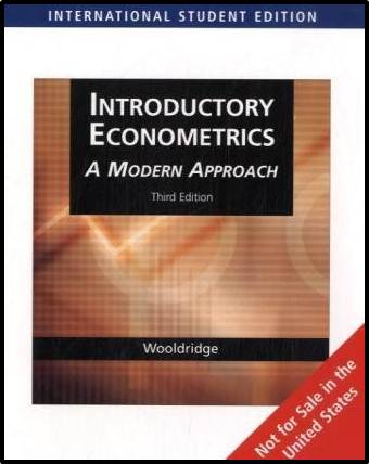 Introductory Econometrics: A Modern Approach, 3E ISBN 9780324323481