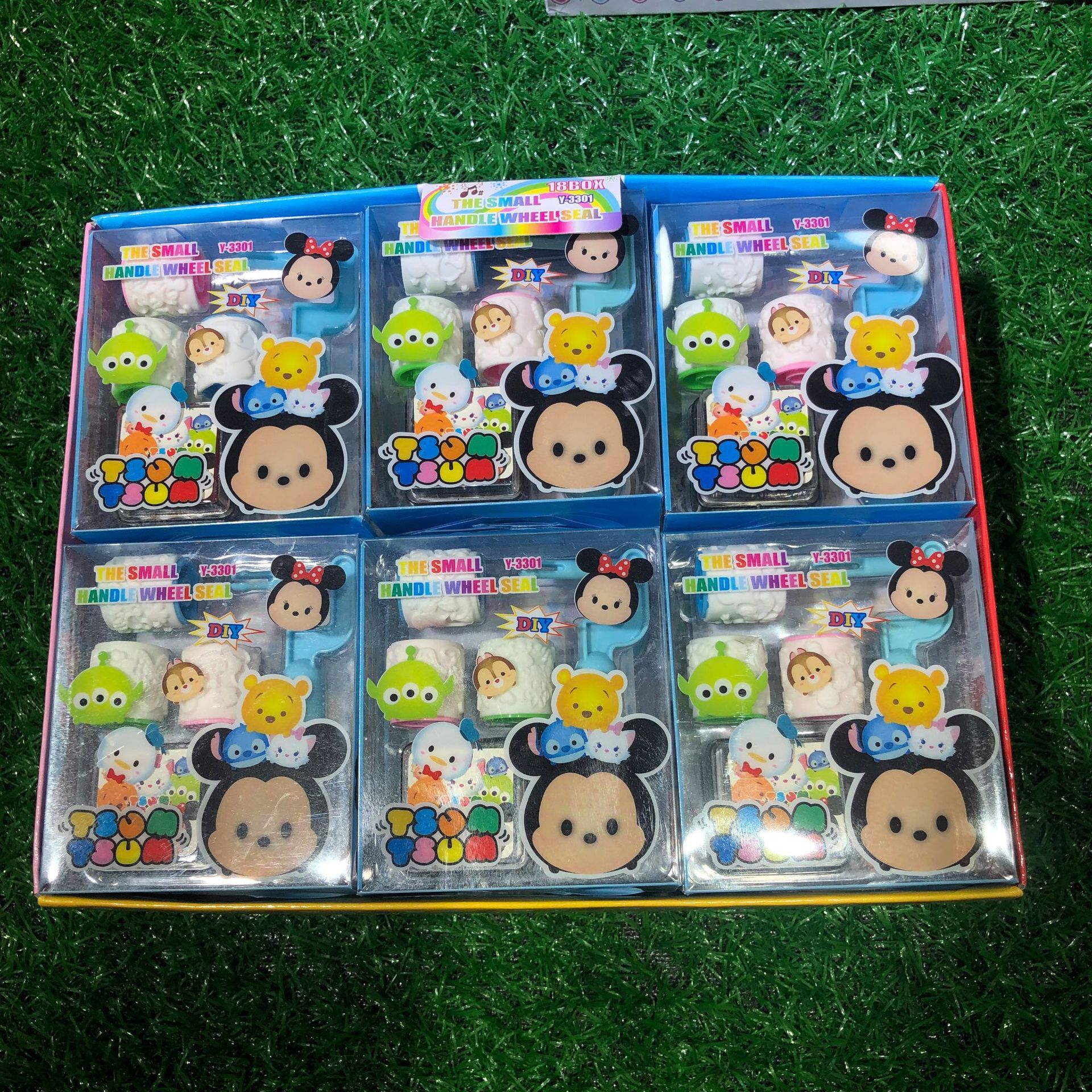 MUISUNGSHOP ลูกกลิ้งลายการ์ตูน ลูกกลิ้งสแตมป์ สำหรับเด็ก ของเล่นเด็กเสริมพัฒนาการ