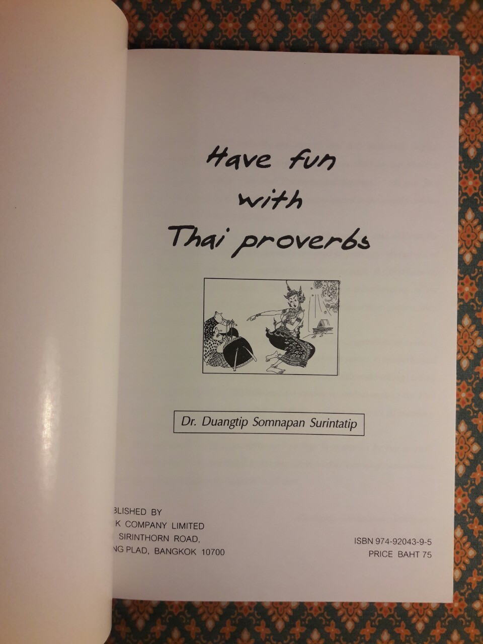 Have Fun With Thai Proverbs ฉบับภาษาไทย – อังกฤษ