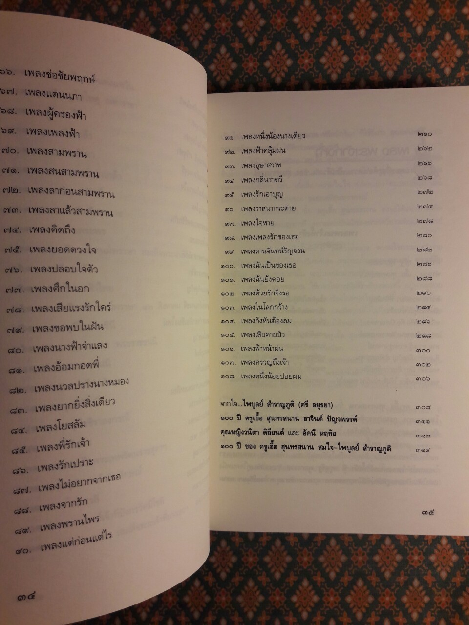 100 เพลงดี 100 ปี เอื้อ สุนทรสนาน