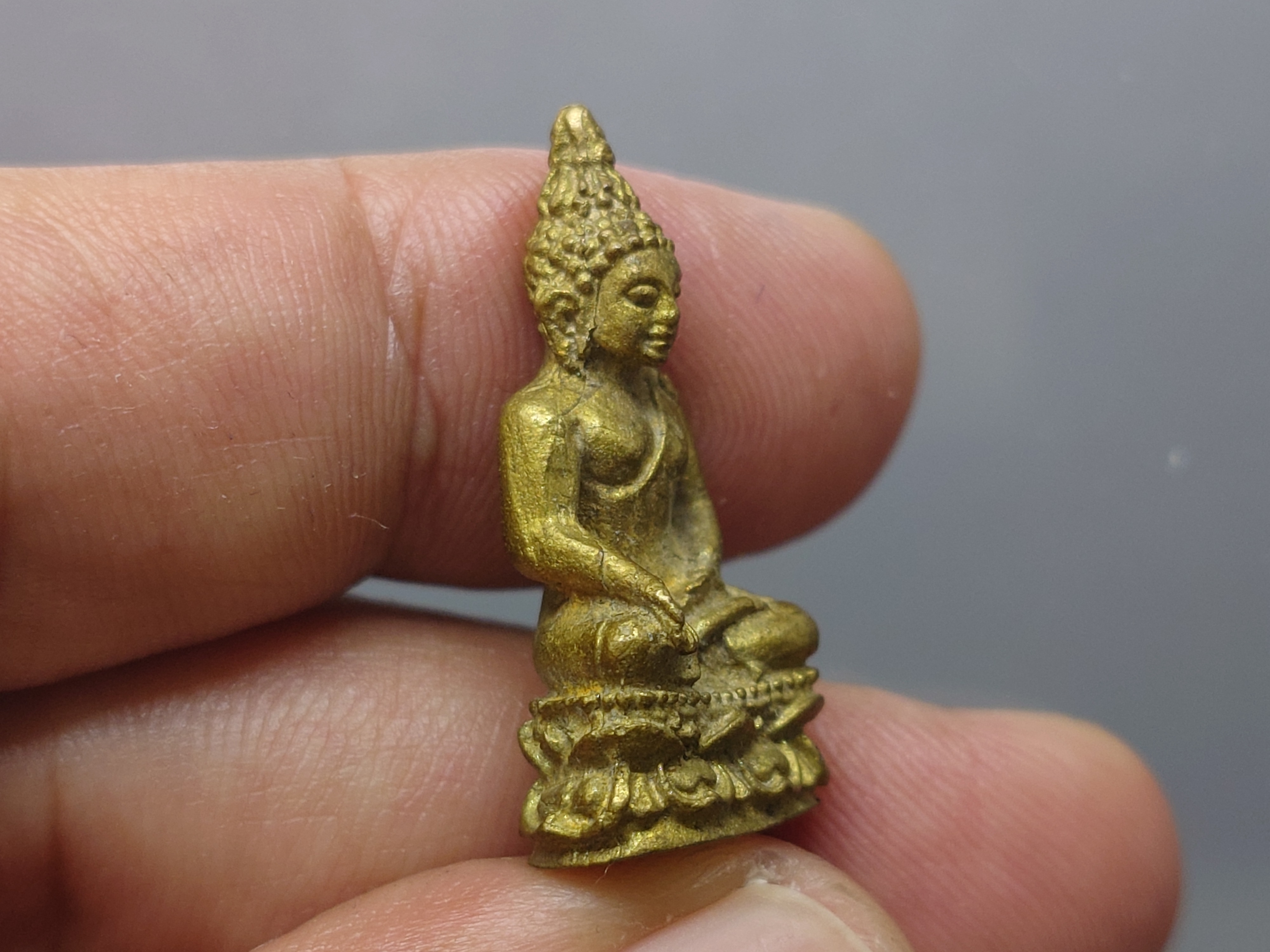 พระกริ่งไพรีพินาศ ญสส 80 พรรษา สมเด็จพระญาณสังวร สมเด็จพระสังฆราช เนื้อทองเหลือง วัดบวรนิเวศวิหาร ปี2536 พร้อมใบประกวด รางวัลที่2