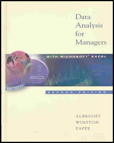Data Analysis for Managers with Microsoft Excel ISBN 9780534383664