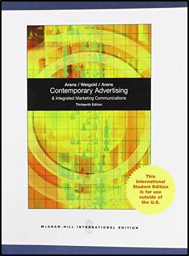Contemporary Advertising 13e ISBN9780071220606