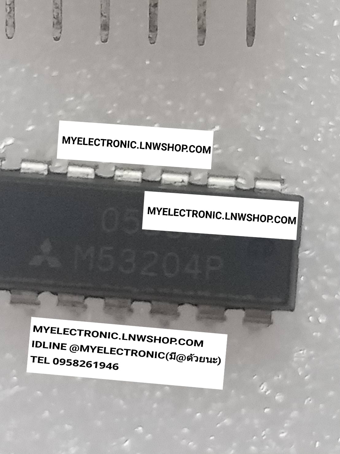 ขาย M53204P ไอซี IC ตัวถังDIP14 ยี่ห้อ MISUBISHI มิซูบิชิ M53204 P ราคา . . . หน่วย บาท