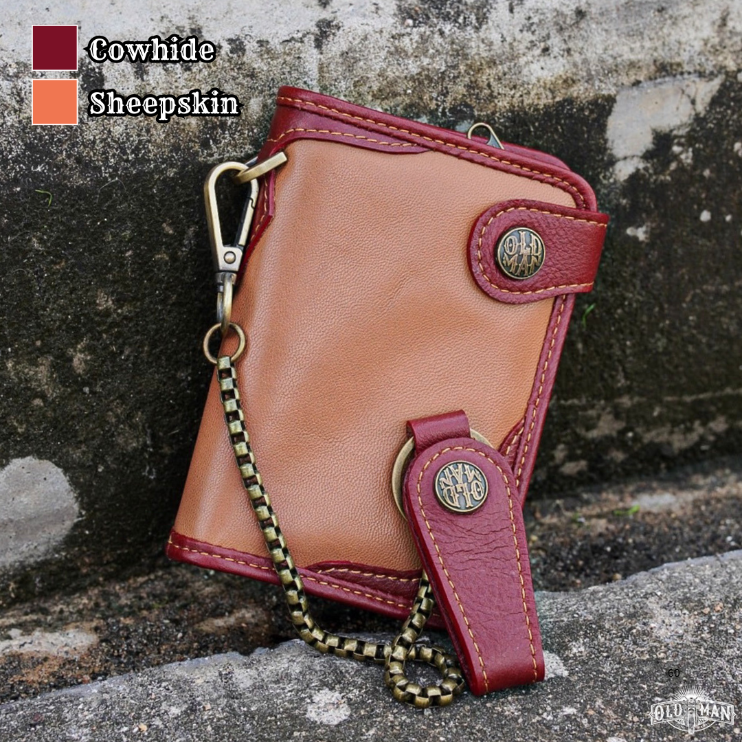 Ledger wallet หนังวัว+หนังแกะ