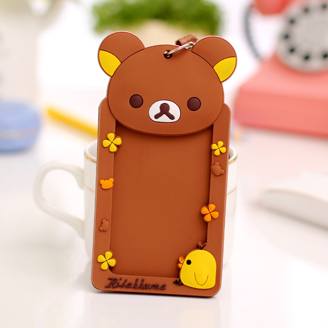 MUISUINGSHOP Case ซิลิโคนการ์ตูนใส่ป้ายชื่อ บัตรนักเรียน พนักงาน บัตรประจำตัว ลายการ์ตุน น่ารักๆ ราคาถูกที่สุดเพียง 50 บาท