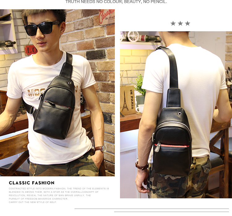 กระเป๋าคาดอกผู้ชาย รหัส B003