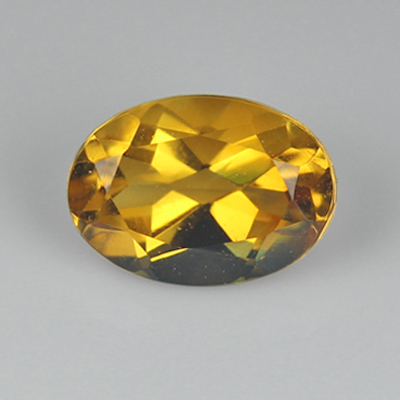 **ขายแล้ว**ซิทริน (Citrine) 0.76 กะรัต รูปไข่ ไฟดี