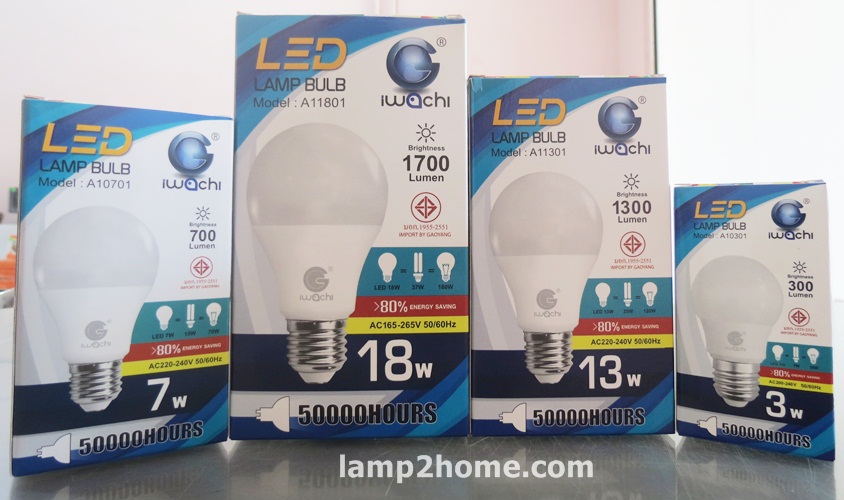 หลอด LED Bulb ขั้ว E27 (แสงขาว/แสงเหลือง)