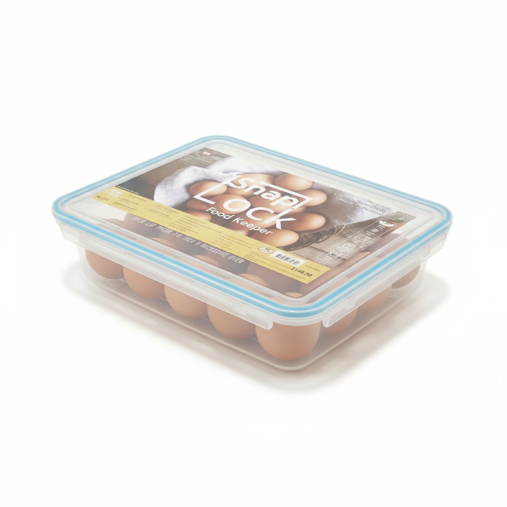 กล่องSnaplock 311ความจุ 4700ml 25*32*10ซม.(แช่ไข่) SN