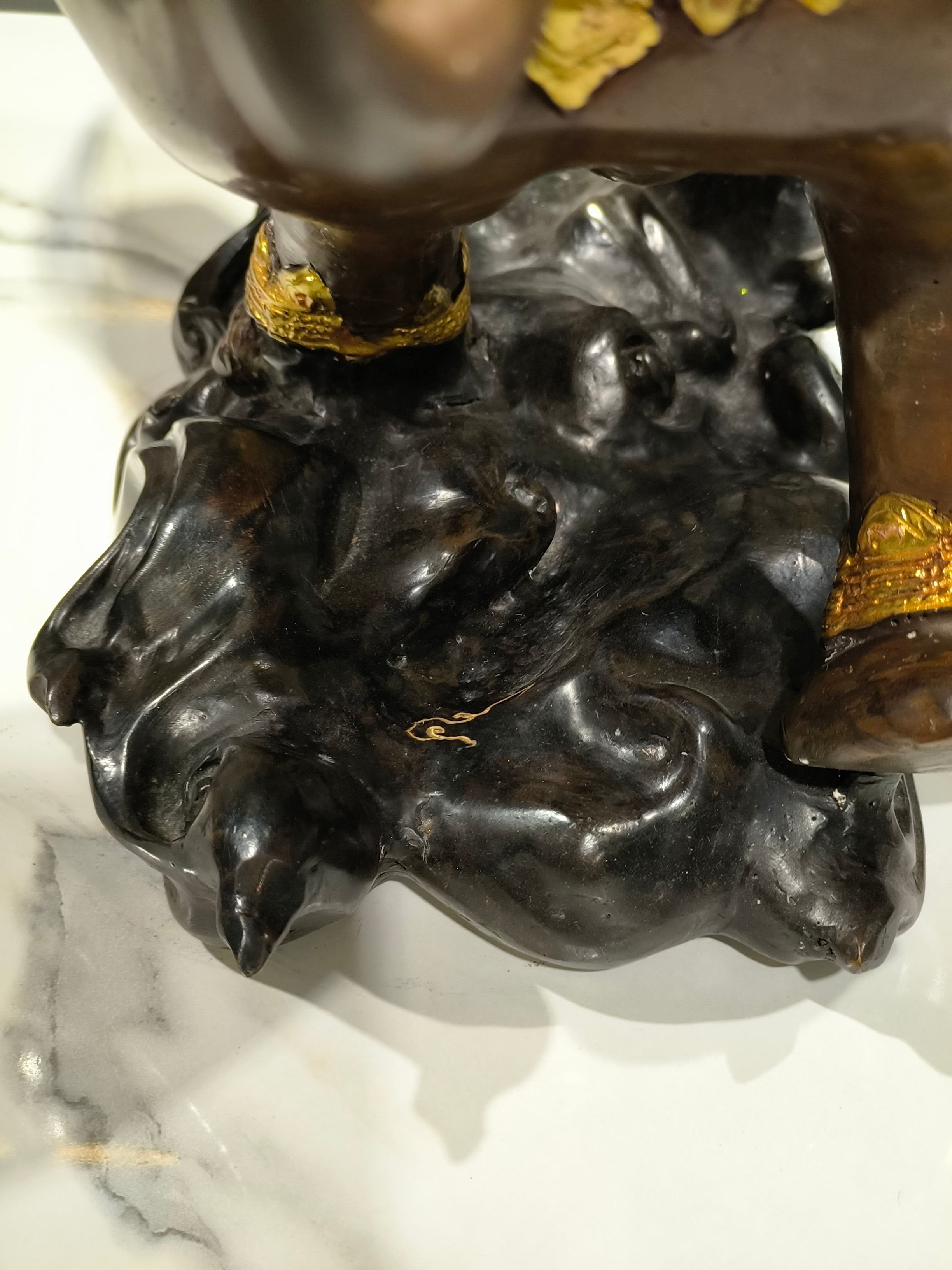 รูปหล่อ พระอินทร์ทรงช้างเอราวัณ สูง 27 นิ้ว