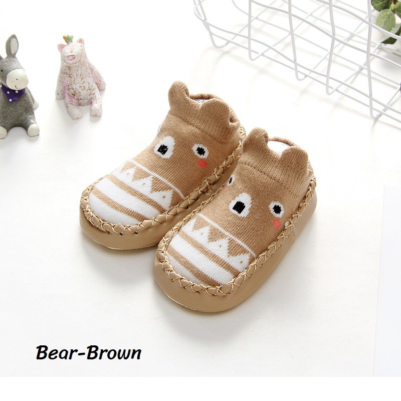 Muisungshop รองเท้าเด็กหัดเดิน พื้นนุ่ม มีกันลื่น รองเท้าเด็ก 12 ลาย (SIZE L)