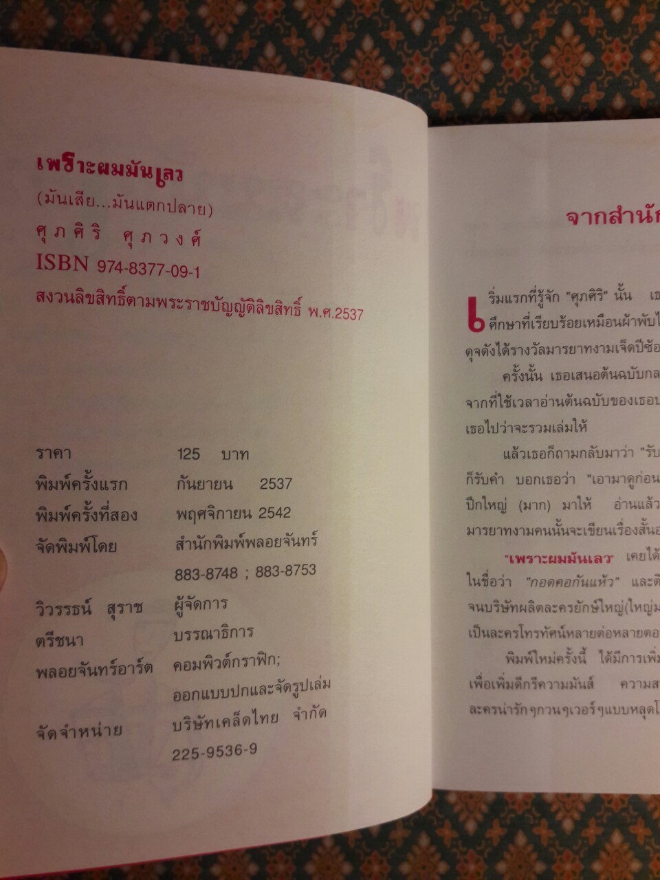 เพราะผมมันเลว มันเสีย มันแตกปลาย