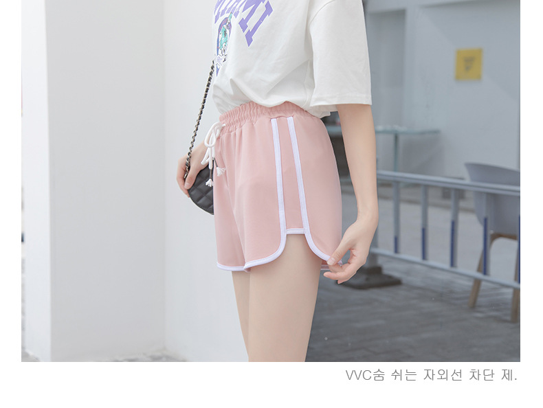 MUISUNGSHOP 🏃♀ กางเกงขาสั้น ผ้าใส่สบาย ขาสั้น สายฝอ SIZE S-L กางเกงขาสั้น เกงกางขาสั้นหญิง ทรง Sport 🏃♀