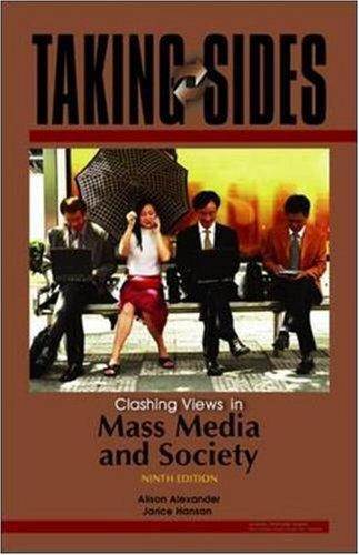 Taking Sides : Clashing Views in Mass Media and Society -ISBN 9780073515021