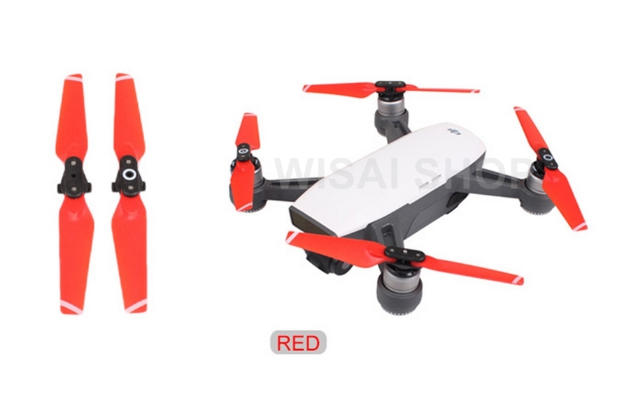 ใบพัดรุ่น 4730F สำหรับ DJI Spark - สีแดง