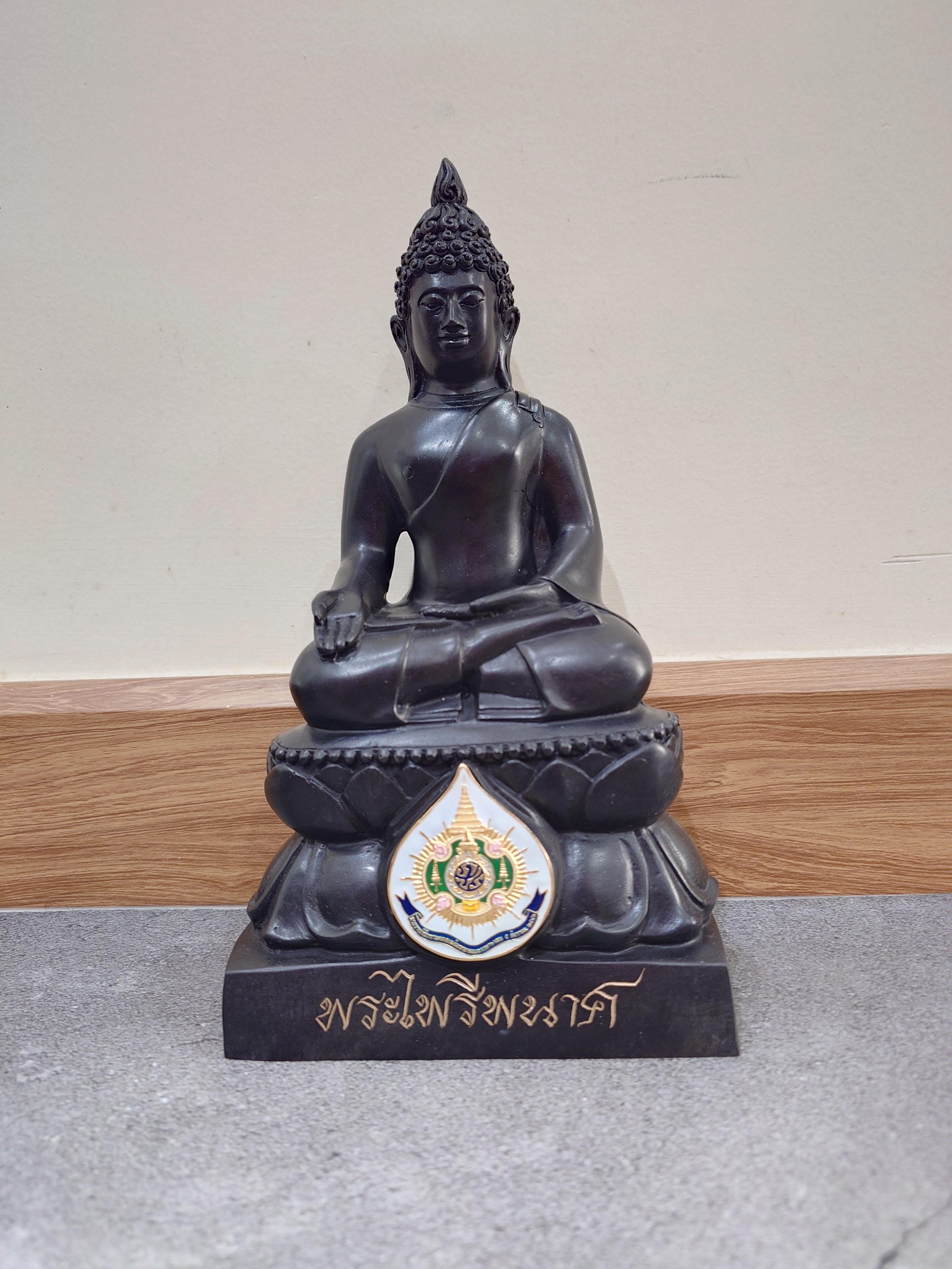 พระไพรีพินาศ ขนาดบูชา หน้าตัก 5 นิ้ว สูง 29 ซ.ม.เนื้อสัมฤทธิ์ รมดำ โคทเลข ๓๙ ที่ระลึก 72 พรรษา รัชกาลที่9 วัดบวรนิเวศวิหาร ปี2542