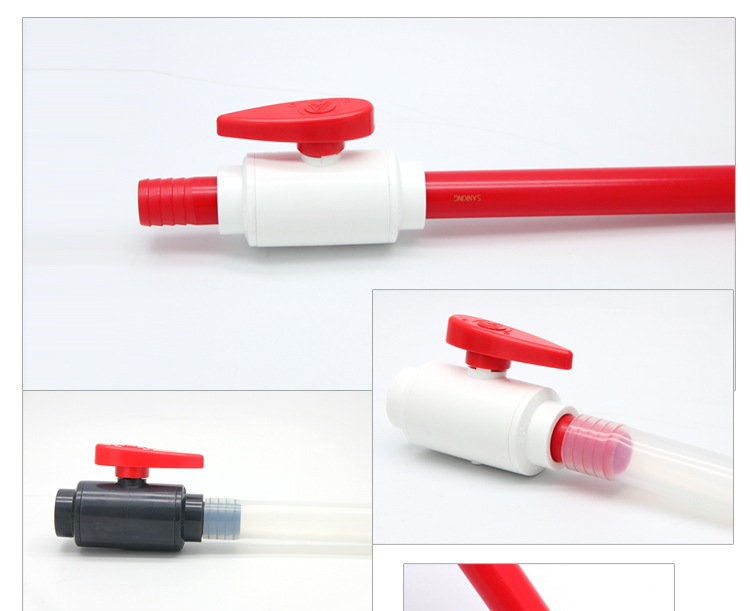 ตัวต่อสายยาง 25 มิล สีแดง