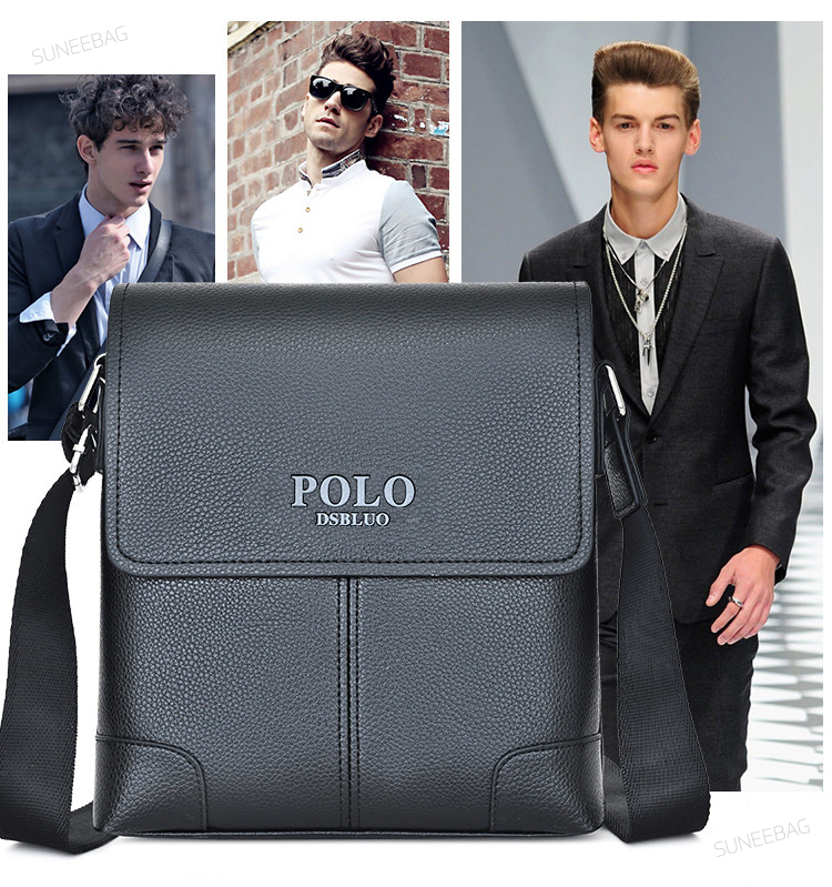 กระเป๋าสะพายข้างผู้ชาย กระเป๋าผู้ชาย POLO ของแท้100% ใส่ไปทำงาน ใส่ไปเที่ยว POLO-18